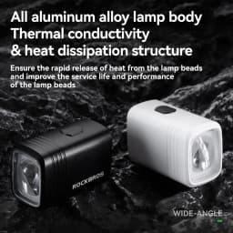 ROCKBROS 1000LM Bicycle Front Hanging Light Bike Headlight Cut-off Line Intelligent Power Display Screen High Brightness Light