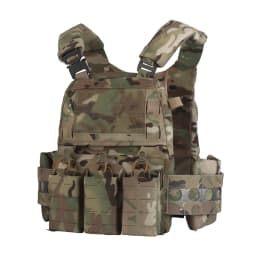 FCPC V5 Style Tactical Plate Carrier Vest – MOLLE Modular Hunting & Airsoft Vest with Back Panel Utility Pouch