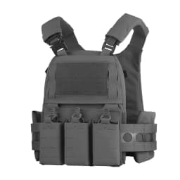 FCPC V5 Style Tactical Plate Carrier Vest – MOLLE Modular Hunting & Airsoft Vest with Back Panel Utility Pouch