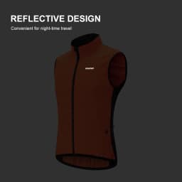 HISERWA Winter Cycling Vest Sleeveless Thermal Fleece Bicycle Gelit Windproof Waterproof Bike Vest High Quality Zipper