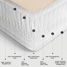 Lohascamping Air Mattress Compact Folding Sleeping Bed Camping Tent Mat 1-2 Person Inflatable Mat 10cm Thicken Sleeping Mat