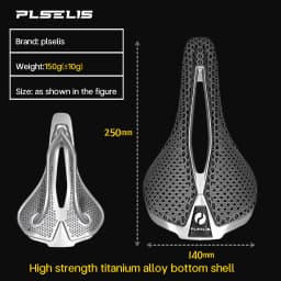Plselis Specialized Road Bicycle Titanium Alloy Integrated Bottom Bracket Lightweight 150g 3D Printed Ergonomic Cycling Gear