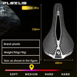 Plselis Specialized Road Bicycle Titanium Alloy Integrated Bottom Bracket Lightweight 150g 3D Printed Ergonomic Cycling Gear