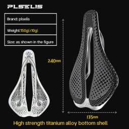 Plselis Specialized Road Bicycle Titanium Alloy Integrated Bottom Bracket Lightweight 150g 3D Printed Ergonomic Cycling Gear