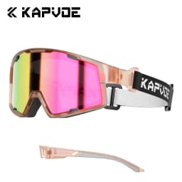 Kapvoe Skiing Eyewear for Men Goggles Anti-Fog Lenses UV400 Protection Women Ski Goggles Snow Sunglasses Sports Eyewear 2026