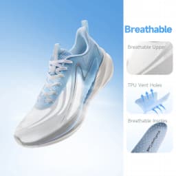 Xtep X-FLOW 9.0 Men's Running Sneakers Winter 2026 Lightweight Shock Absorbing Comfortable Breathable Sports Shoes 874219110013