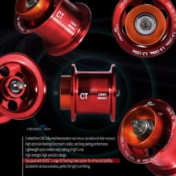HEIGHTEN Spool For DAIWA STEEZ CT/SV Dual Mode Long Cast Micro Baitcasting Reel Replacement Spool