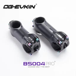 OG-EVKIN BS-004 Pro+ Carbon Fiber Stem 10 Degree 31.8MM Titanium Road Bike Stem Positive and Negative Cycling MTB Bicycle Parts