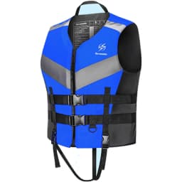 Life Jacket For Adult Super Buoyancy Surf Vest Water Sports Kayak Motorboat Drifting Jet Ski Reflection Lifeguard Life Vest