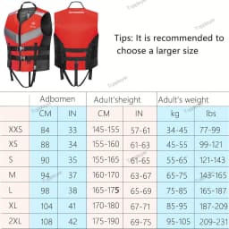 Life Jacket For Adult Super Buoyancy Surf Vest Water Sports Kayak Motorboat Drifting Jet Ski Reflection Lifeguard Life Vest