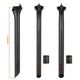 TOSEEK C70 T800 Carbon Fibre Seatpost Bike Seat Post MTB Road Bicycle Seat Tube Parts 27.2/31.6*350/400mm Titanium Screws