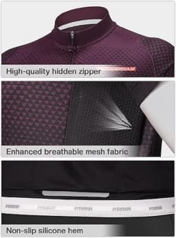 Men’s Triathlon Suit Breathable & Padded Tri Suit for Bike Run Race Day Gear for Triathletes Short Sleeve Gym Set