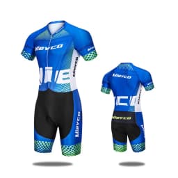 Men’s Triathlon Suit Breathable & Padded Tri Suit for Bike Run Race Day Gear for Triathletes Short Sleeve Gym Set
