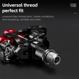 WEST BIKING 3 Bearing Bicycle Lock Pedal Waterproof Aluminum Alloy Clipless Bike Pedals SPD System Professional Cycling Pedal