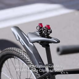 WEST BIKING 3 Bearing Bicycle Lock Pedal Waterproof Aluminum Alloy Clipless Bike Pedals SPD System Professional Cycling Pedal