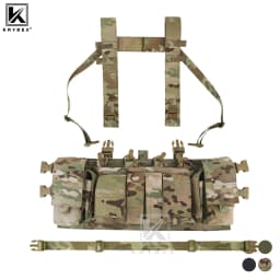 KRYDEX 500D Tactical Chest Rig UW Gen IV Low Profile Rigs Carrier With GP Pouch Multifunction Pockets H Harness