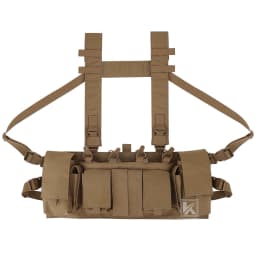 KRYDEX 500D Tactical Chest Rig UW Gen IV Low Profile Rigs Carrier With GP Pouch Multifunction Pockets H Harness