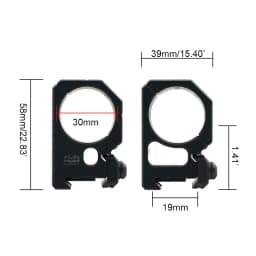 New Tactical Split Scope Mount SP SR-3006 SR-4006 1.35" 30MM and 34mm Aluminum 2 pair Rifle Scope Mounts