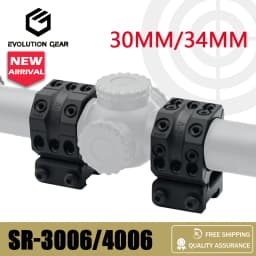 New Tactical Split Scope Mount SP SR-3006 SR-4006 1.35" 30MM and 34mm Aluminum 2 pair Rifle Scope Mounts