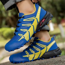 Men's Hiking Shoes All-terrain Outdoor Sports Shoes Breathable Wear-resistant Mesh Non-slip Hiking Shoes Outdoor Cycling Shoes