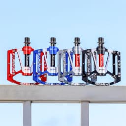 WEST BIKING Ultralight Cycling Pedals 3 Bearing MTB Road Bike 7075 Aluminum Alloy Non-slip Flat Pedal Multicolor Cycling Parts
