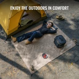 OneTigris Picnic Camping Mat Ultralight 3 Person Foldable Travel Blanket Moisture-proof Suitable for Gravel Grass Beach Ground