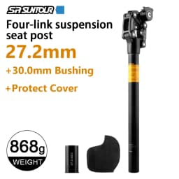 SR Suntour NCX MTB Seatpost 400mm Mountain Bicycle Damping Suspension Seat Post Dirty Bike Seat Tube 27.2 30.9 31.6mm Bike Parts