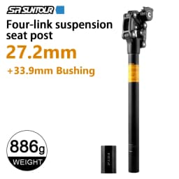 SR Suntour NCX MTB Seatpost 400mm Mountain Bicycle Damping Suspension Seat Post Dirty Bike Seat Tube 27.2 30.9 31.6mm Bike Parts