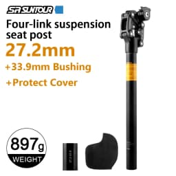 SR Suntour NCX MTB Seatpost 400mm Mountain Bicycle Damping Suspension Seat Post Dirty Bike Seat Tube 27.2 30.9 31.6mm Bike Parts