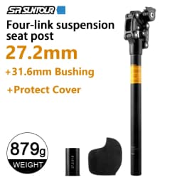 SR Suntour NCX MTB Seatpost 400mm Mountain Bicycle Damping Suspension Seat Post Dirty Bike Seat Tube 27.2 30.9 31.6mm Bike Parts