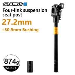 SR Suntour NCX MTB Seatpost 400mm Mountain Bicycle Damping Suspension Seat Post Dirty Bike Seat Tube 27.2 30.9 31.6mm Bike Parts