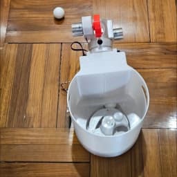 Adjustable Table Tennis Serve Machine Large Capacity Ping Pong Throwing Machine Lightweight Ball Trainer Portable Balls Parts