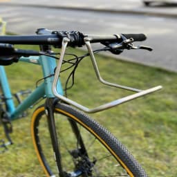 Bike Front Rack Mountain Road Bike Stainless Steel Integrated High-capacity Design Bicycle Luggage Carrier Bicycle Accessories