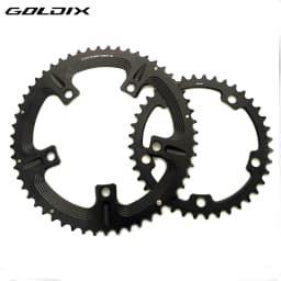 GOLDIX 130BCD 5 Bolt Double Chainrings Road Bike Sprocket 53-39T 54-40T 56-42T for 130 BCD Crank Chainwheel