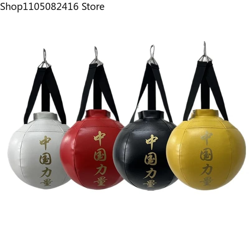 Professional Boxing Punching Bag for Kids & Adults – Synthetic Leather Training Sandbag