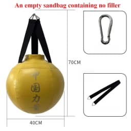 Professional Boxing Punching Bag for Kids & Adults – Synthetic Leather Training Sandbag