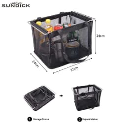 Outdoor camping handbag picnic bag compatible with IGT unit mesh filter basket large capacity