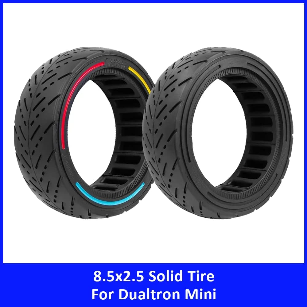 8.5x2.5 Off-road Solid Tire for Dualtron Mini Speedway Leger Scooter Accessories 8.5Inch Rubber Explosion Proof Tubeless Tyre