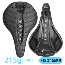 RYET Full Carbon 3D Printed Saddle 145/155mm 160-227g Oval 7x9mm Rails Superflow Cut-Out Ultralight Road MTB Gravel Triathlon XC