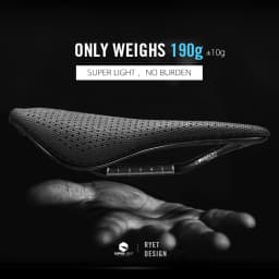 RYET Full Carbon 3D Printed Saddle 145/155mm 160-227g Oval 7x9mm Rails Superflow Cut-Out Ultralight Road MTB Gravel Triathlon XC