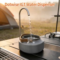 IGT Electric Water Dispenser Camping IGT Water-proof Electric Water Pump Aluminium Table Unit Plate IGT Table Accessory