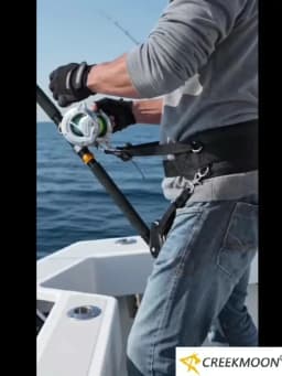 For Big Fish Game Boat Fishing Fighting Belt Adjustable Harness Gimbal Jigging Stand-up Rod Holder Pole Holster Sea Equipment