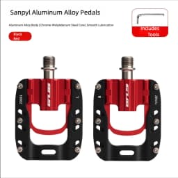 GUB ZD001 Triple-Bearing Folding Pedals Aluminum Alloy MTB Road Folding Bike Pedals Anti-Slip Cycling Accessories