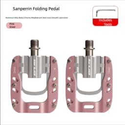 GUB ZD001 Triple-Bearing Folding Pedals Aluminum Alloy MTB Road Folding Bike Pedals Anti-Slip Cycling Accessories