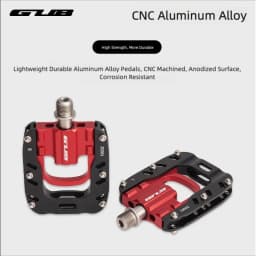 GUB ZD001 Triple-Bearing Folding Pedals Aluminum Alloy MTB Road Folding Bike Pedals Anti-Slip Cycling Accessories