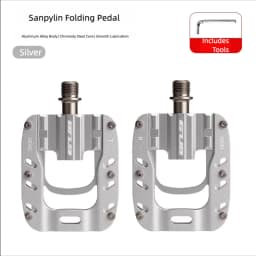 GUB ZD001 Triple-Bearing Folding Pedals Aluminum Alloy MTB Road Folding Bike Pedals Anti-Slip Cycling Accessories