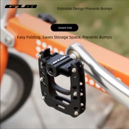 GUB ZD001 Triple-Bearing Folding Pedals Aluminum Alloy MTB Road Folding Bike Pedals Anti-Slip Cycling Accessories