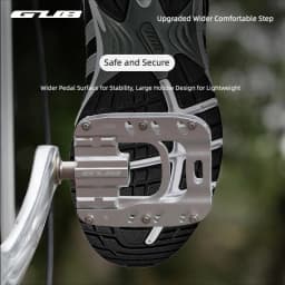GUB ZD001 Triple-Bearing Folding Pedals Aluminum Alloy MTB Road Folding Bike Pedals Anti-Slip Cycling Accessories