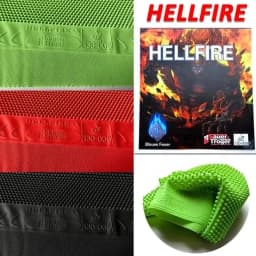 NEW HELLFIRE Table Tennis Rubber OX ITTF Approved Anti-Arc Pingpong Rubber Long Pips Mediun Particle Table Tennis Single Rubber