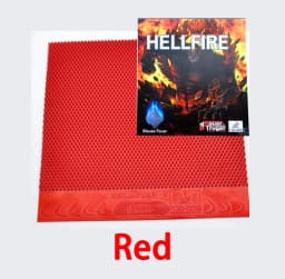 NEW HELLFIRE Table Tennis Rubber OX ITTF Approved Anti-Arc Pingpong Rubber Long Pips Mediun Particle Table Tennis Single Rubber